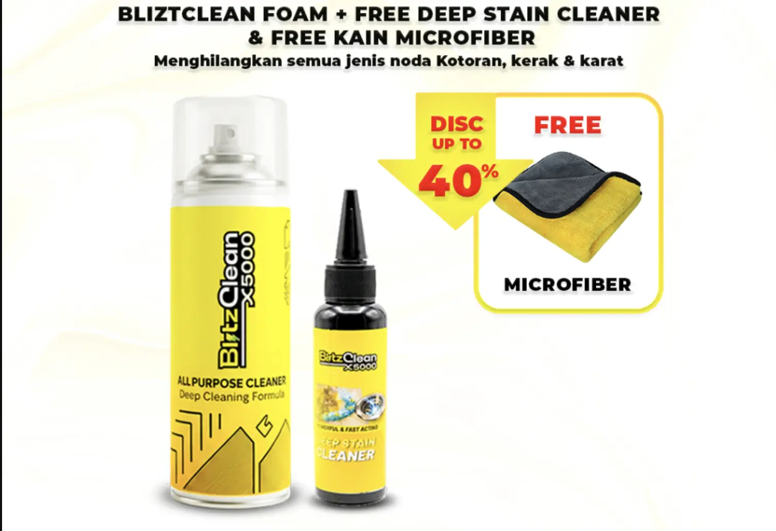 Blitzclean Foam Cleaner